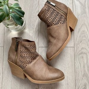 Qupid- Vegan Ankle Bootie
